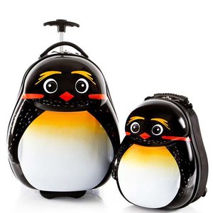 Набор детский Heys Travel Tots Emperor Penguin 13030-3169-00 (чемодан на 2 колесах + рюкзак), Heys Travel Tots Emperor Penguin