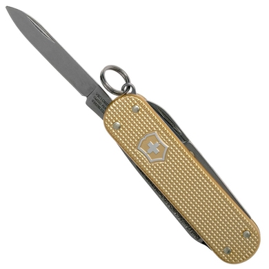 Складной нож-брелок миниатюрный Victorinox Classic ALOX Limited Edition 0.6221.L19 (Золотистое шампанское)