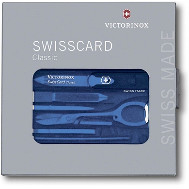 Швейцарская карта Victorinox SwissCard Classic 0.7122.T2 (Синий)