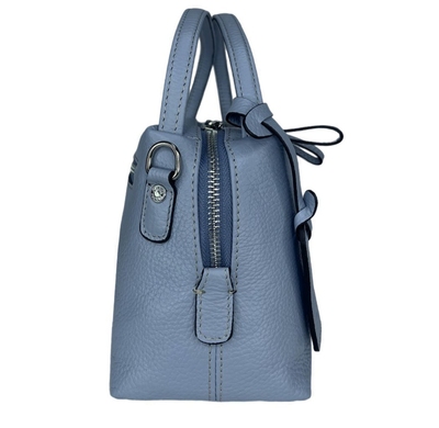 Жіноча сумка Karya з натуральної шкіри 2229-093 синього кольору
