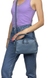 Жіноча сумка Karya з натуральної шкіри 2229-093 синього кольору