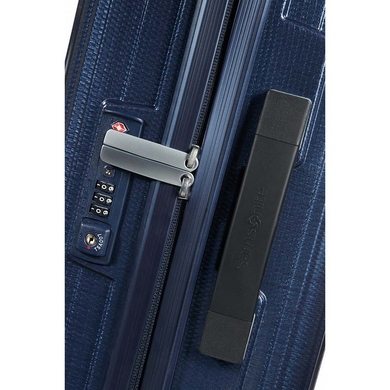Ультралегкий чемодан Samsonite Lite-Box из Curv® на 4-х колесах 42N*002 Deep Blue (средний)