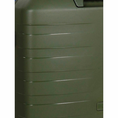Валіза з поліпропілену на 4-х колесах Roncato Box 2.0 5542/0357 Blu/Verde militare (середня)
