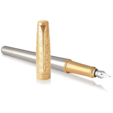 Пір'яна ручка Parker Urban 17 Premium Aureate Powder GT FP F 32 311 Золотий/Сріблястий