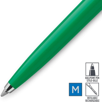 Кулькова ручка у блістері Parker Jotter 17 Plastic Green CT BP 15 236 Яскраво-зелений/Хром