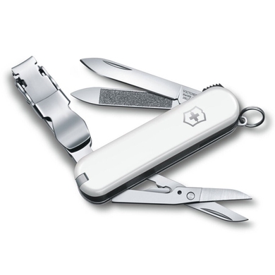 Складной нож-брелок Victorinox Nail Clip 580 0.6463.7 (Белый)