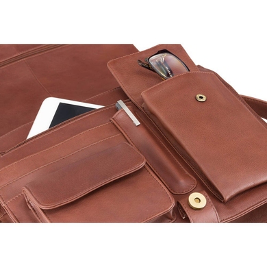 Жіноча сумка з натуральної шкіри Visconti Atlantic Tess L 753 Brown, Brown (Коричневий світлий)