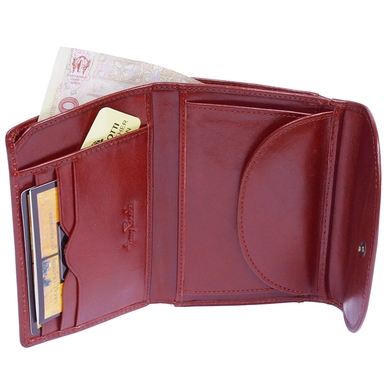 Жіночий гаманець з натуральної шкіри Tony Perotti Italico 2058 червоний