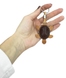 Брелок "Черепаха" Tony Perotti з натуральної шкіри TP-127 коричнева з бежевим, Коричневий з бежевим