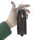 Шкіряна ключниця Tony Bellucci з кільцем для ключів TB113-4 темно-коричнева