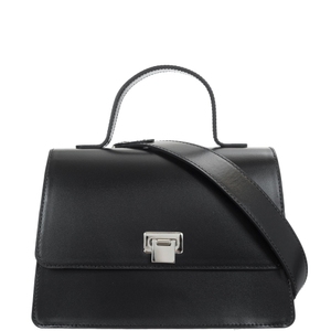 Женская сумка из натуральной итальянской кожи Mattioli 033-21C черный кальф, Черный