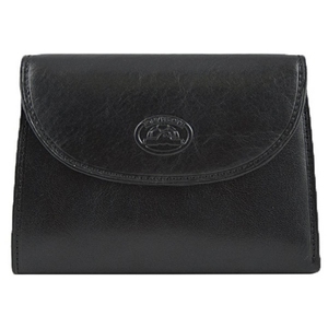 Жіночий гаманець з натуральної шкіри Tony Perotti Italico 2058 чорного кольору