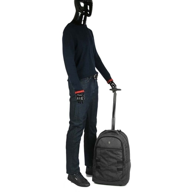 Рюкзак на колесах з відділенням для ноутбука до 16" Victorinox Vx Sport Wheeled Cadet Vt602712 Black