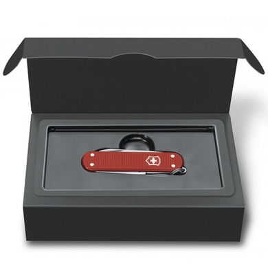 Складаний ніж-брелок мініатюрний Victorinox Classic ALOX Limited Edition 0.6221.L18 (Червоний)