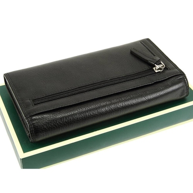 Жіночий гаманець з натуральної шкіри з RFID Visconti Heritage Buckingham HT35 Black