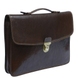 Чоловічий портфель з натуральної шкіри Tony Perotti italico 8091 коричневий