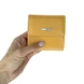 Маленький кошелек из натуральной кожи Karya 1066-56 желтого цвета