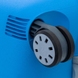 Чемодан из полипропилена 4-х колесах Roncato Light 500712 (средний), 5007-38-Бирюзово-голубой