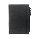 Кожаная кредитница Karya с карманом на молнии 0042-45 черного цвета, Натуральная кожа, Зернистая, Черный