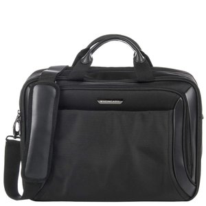 Сумка-портфель с отделением для ноутбука 15,6" и планшета 10" Roncato BIZ 2.0 412133, VSC-Black