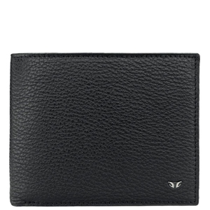 Шкіряне портмоне Tergan з відкидною кишенею TG1469 чорного кольору, Чорний