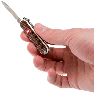Складной нож-брелок миниатюрный Victorinox Classic SD 0.6223.842 (Коричневый)
