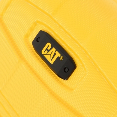 Чемодан из 100% поликарбоната на 4-х колесах CAT TANK 83381 (средний) , Жёлтый