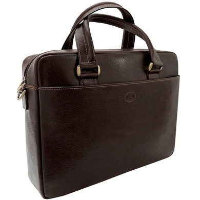 Чоловіча сумка-портфель з натуральної шкіри Tony Perotti Italico 9637-38 moro (коричневий)