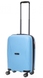 Валіза із поліпропілену на 4-х колесах V&V Travel Flash light TR_8019-55BLUE блакитна (мала), Блакитний