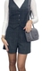 Кожаная женская сумка Tony Bellucci с широким ремнем TB0480-1032 серого цвета, Серый