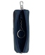 Шкіряна ключниця Eminsa з кільцем на ланцюжку для ключів ES1549-37-19 синя