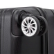 Валіза з ABS пластику 4-х колесах CAT Alexa 84410;01 Чорна (середня), Чорний