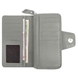 Кожаный кошелек Karya на два отдела KR1186-098 серого цвета