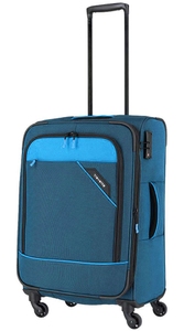 Чемодан Travelite Derby текстильный на 4-х колесах 087548 (средний), 0875TL-20 Blue