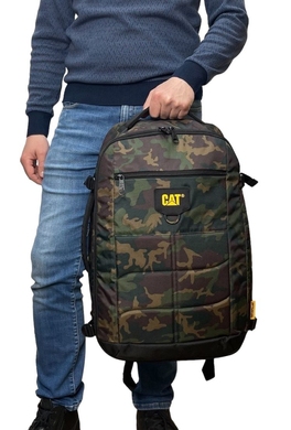 Рюкзак дорожный с отделением для ноутбука 17" CAT Millennial Classic BOBBY 84170;147 Camouflage AOP, Мультицвет