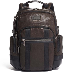 Рюкзак з відділенням для ноутбука до 15" Tumi Alpha Bravo Nathan Backpack Leather 0932693DBL Dark Brown