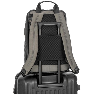 Рюкзак из нейлона с натуральной кожей с отделением для ноутбука 15” BRIC'S Monza BR207703 серый