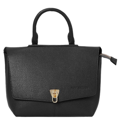 Шкіряна жіноча сумка Tony Bellucci із зернистої шкіри TB0866-281 чорного кольору, Чорний