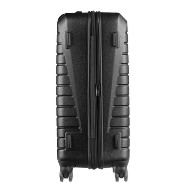 Валіза з полікарбонату/ABS пластику на 4-х колесах Wenger Ryse 610146 чорна (середня)