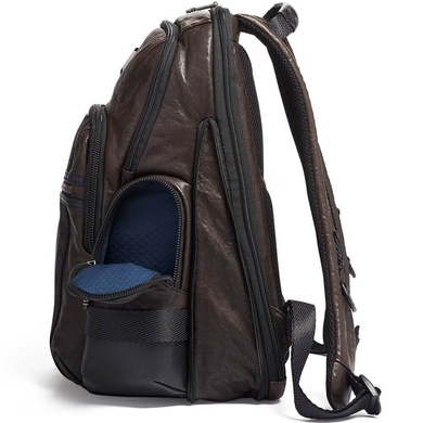 Рюкзак з відділенням для ноутбука до 15" Tumi Alpha Bravo Nathan Backpack Leather 0932693DBL Dark Brown