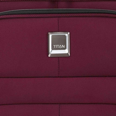 Чемодан Titan Nonstop текстильный на 4-х колесах 382405 (средний), Ti-NonStop-Merlot