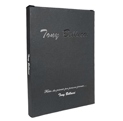 Шкіряна кредитниця Tony Bellucci на 8 карток TB124-215 джинсового кольору, Натуральна шкіра, Зерниста, Синій