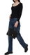 Кожаная женская сумка Tony Bellucci из зернистой кожи TB0866-281 черного цвета, Черный
