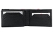 Шкіряне портмоне Eminsa із зернистої шкіри ES1117-18-1 чорного кольору, Чорний
