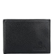 Шкіряне портмоне Eminsa із зернистої шкіри ES1117-18-1 чорного кольору, Чорний