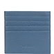 Шкіряна кредитниця Tony Bellucci на 8 карток TB124-215 джинсового кольору, Натуральна шкіра, Зерниста, Синій
