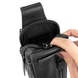 Кожаная поясная сумка Tony Bellucci с петелькой на ремень TB5254-1 черного цвета, Черный