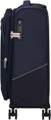 Чемодан American Tourister Summerride  текстильный на 4-х колесах ME7*004;41 Navy (малый)