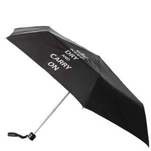 Зонт женский механический Incognito-4 L412 Keep Dry Black (Оставаться сухим)