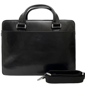 Мужская сумка-портфель из натуральной кожи Tony Perotti Italico 9637-38 nero (черный)